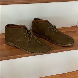 Gently used suede shoes